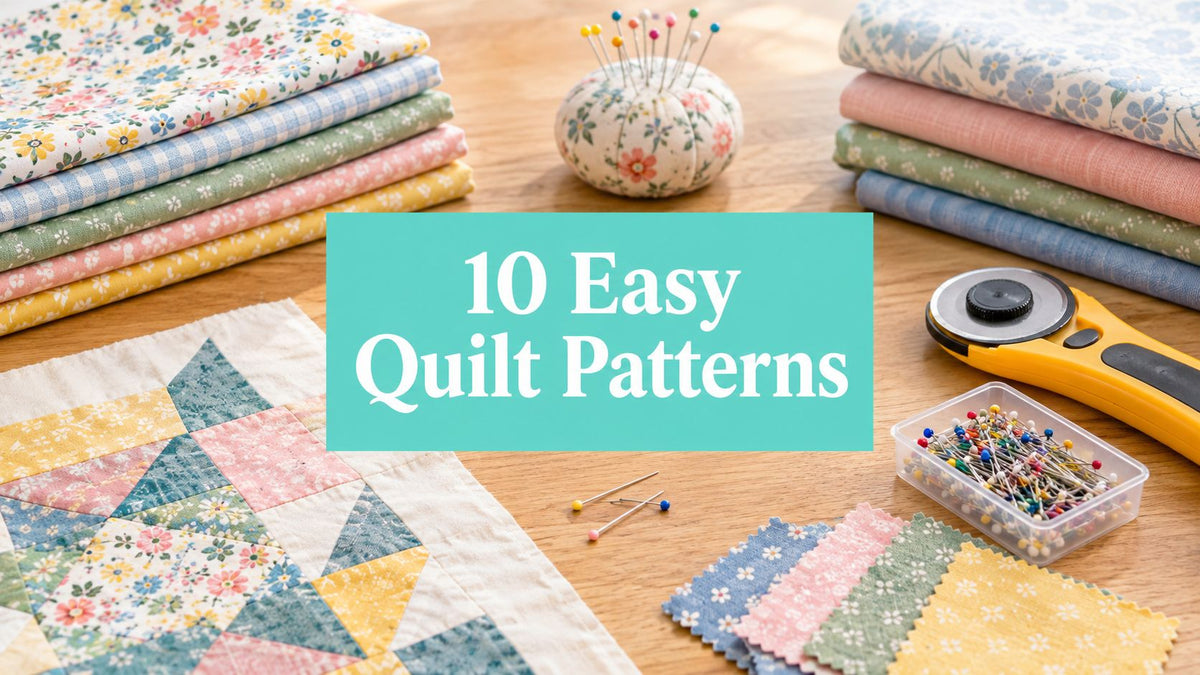 10 Easy Quilt Patterns for Confident Beginners - On Pins & Needles Quilting Co.