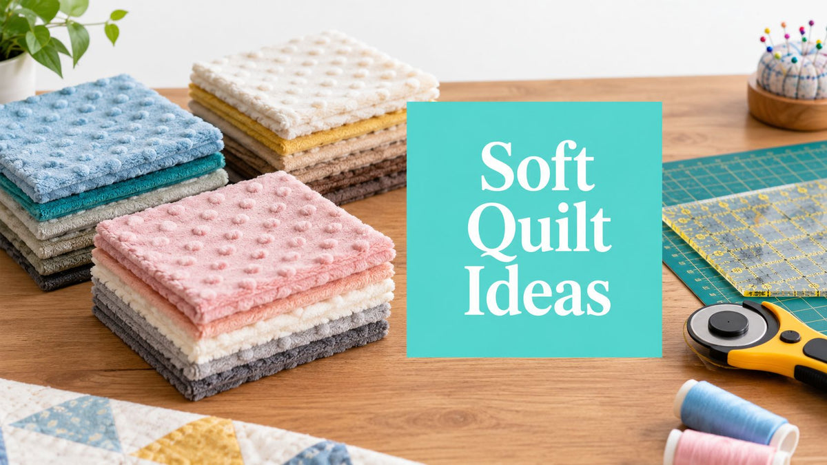 5 Inch Square Quilt Patterns: 4 Soft Ideas - On Pins & Needles Quilting Co.