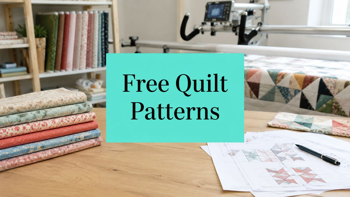 7 Longarm Quilt Patterns Free: Best E2E Sources - On Pins & Needles Quilting Co.