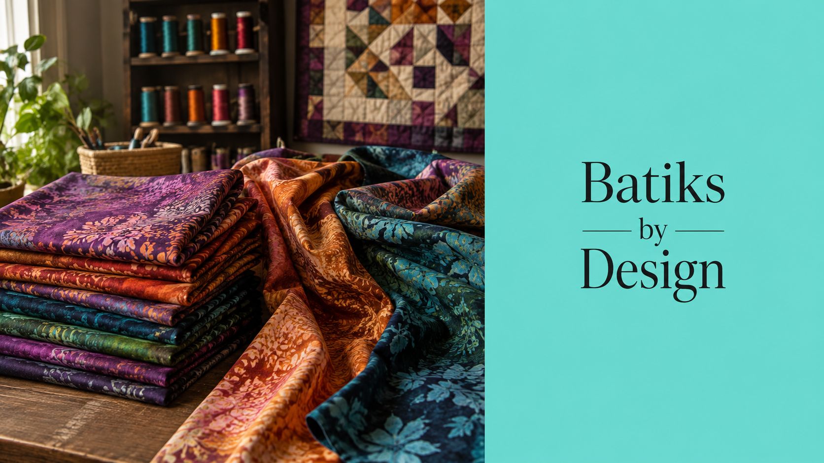 Batiks by Design: Quilter's Guide to Texture & Finishing - On Pins & Needles Quilting Co.
