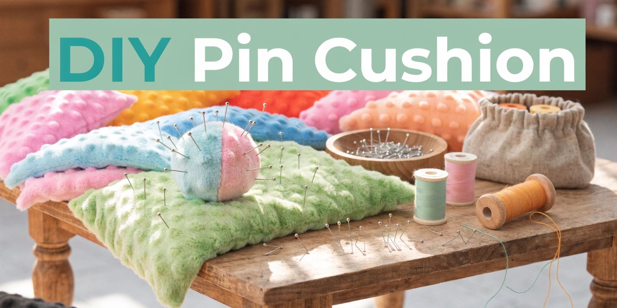 DIY Pin Cushion: A Luxe Minky Fabric Guide - On Pins & Needles Quilting Co.