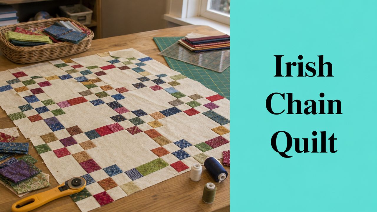 Free Pattern for Double Irish Chain Quilt: All Sizes 2026 - On Pins & Needles Quilting Co.