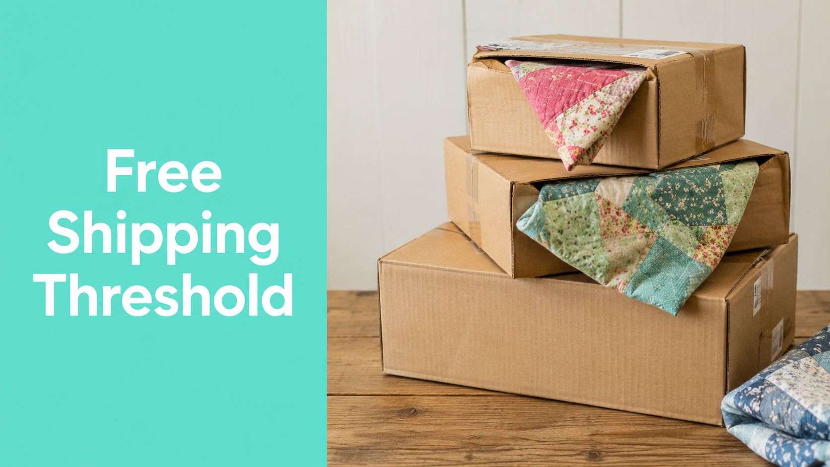 Free Shipping Threshold: How to Hit It and Save - On Pins & Needles Quilting Co.