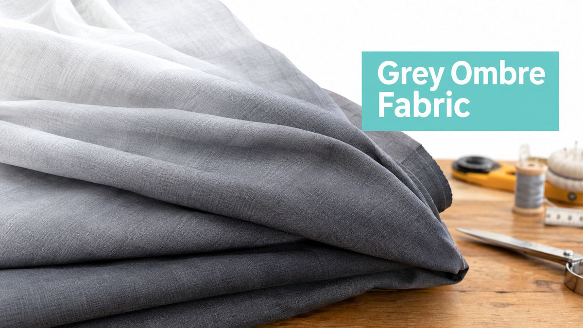 Grey Ombre Fabric Guide for Quilts and Decor - On Pins & Needles Quilting Co.