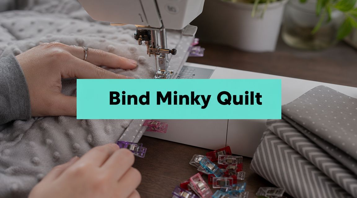 How to Bind a Minky Quilt for Beginners: A Simple Guide - On Pins & Needles Quilting Co.