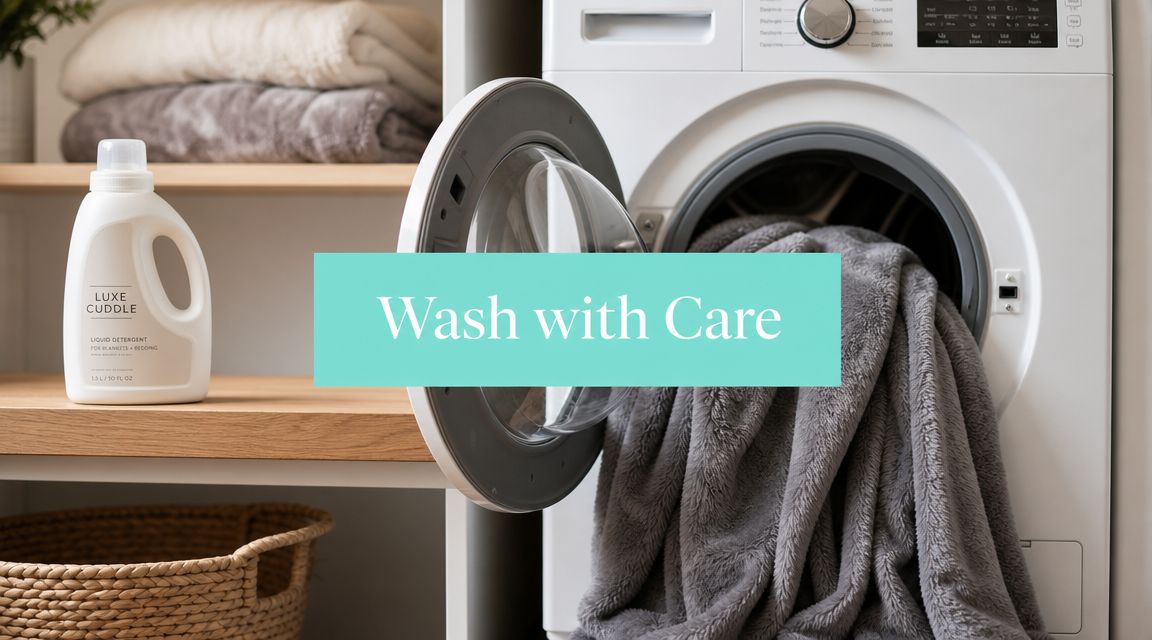 How To Wash Luxe Cuddle Blankets Correctly - On Pins & Needles Quilting Co.