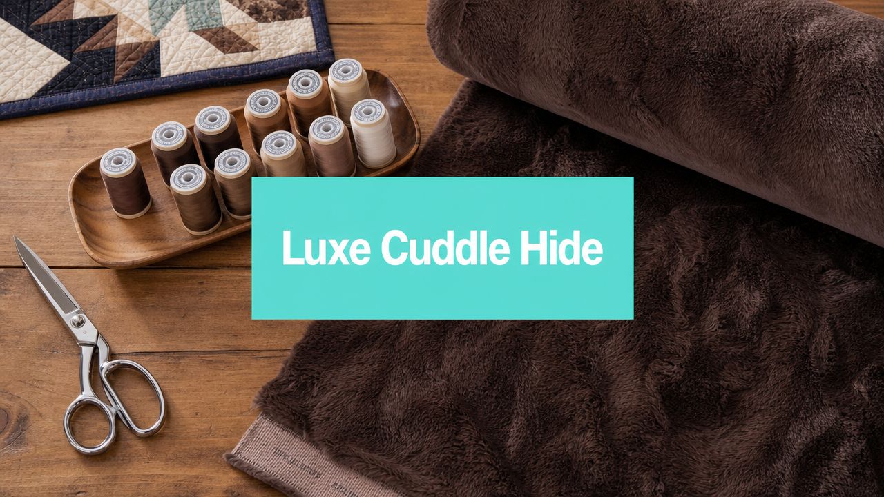 Luxe Cuddle Hide Fabric by the Yard: A Quilter's Guide - On Pins & Needles Quilting Co.