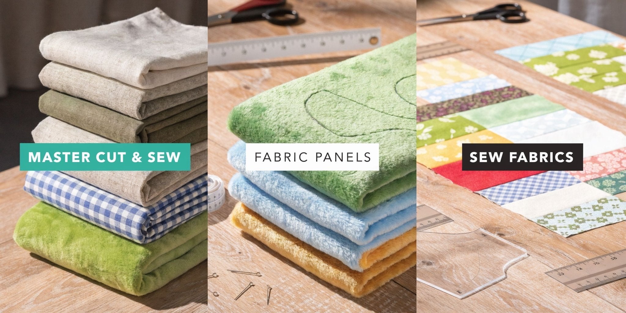 Master Cut and Sew Fabric Panels - On Pins & Needles Quilting Co.