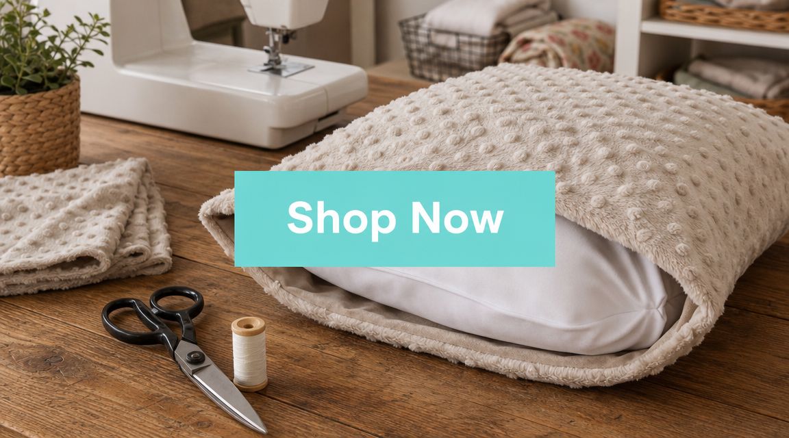 Minky Pillow Forms and Luxury Pillow Kits: Shop Now - On Pins & Needles Quilting Co.