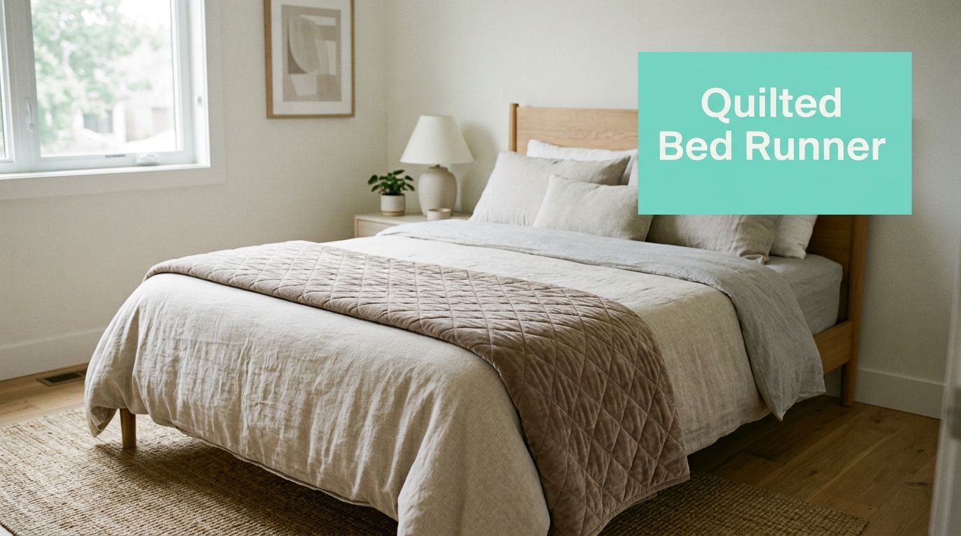 Quilted Bed Runner: How to Design and Sew One with Minky - On Pins & Needles Quilting Co.