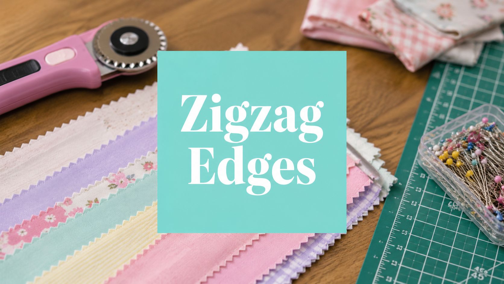 Rotary Pinking Cutter: A Quilter's Guide to Zigzag Edges - On Pins & Needles Quilting Co.