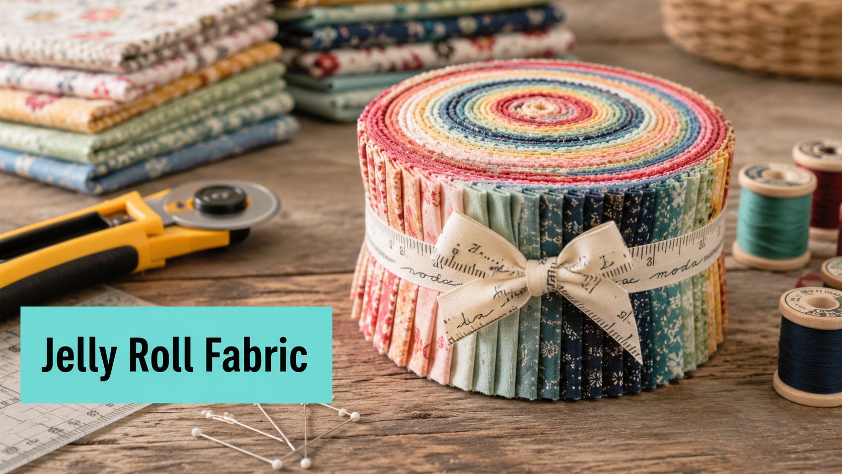 What Is a Jelly Roll of Fabric? Your Complete Guide - On Pins & Needles Quilting Co.