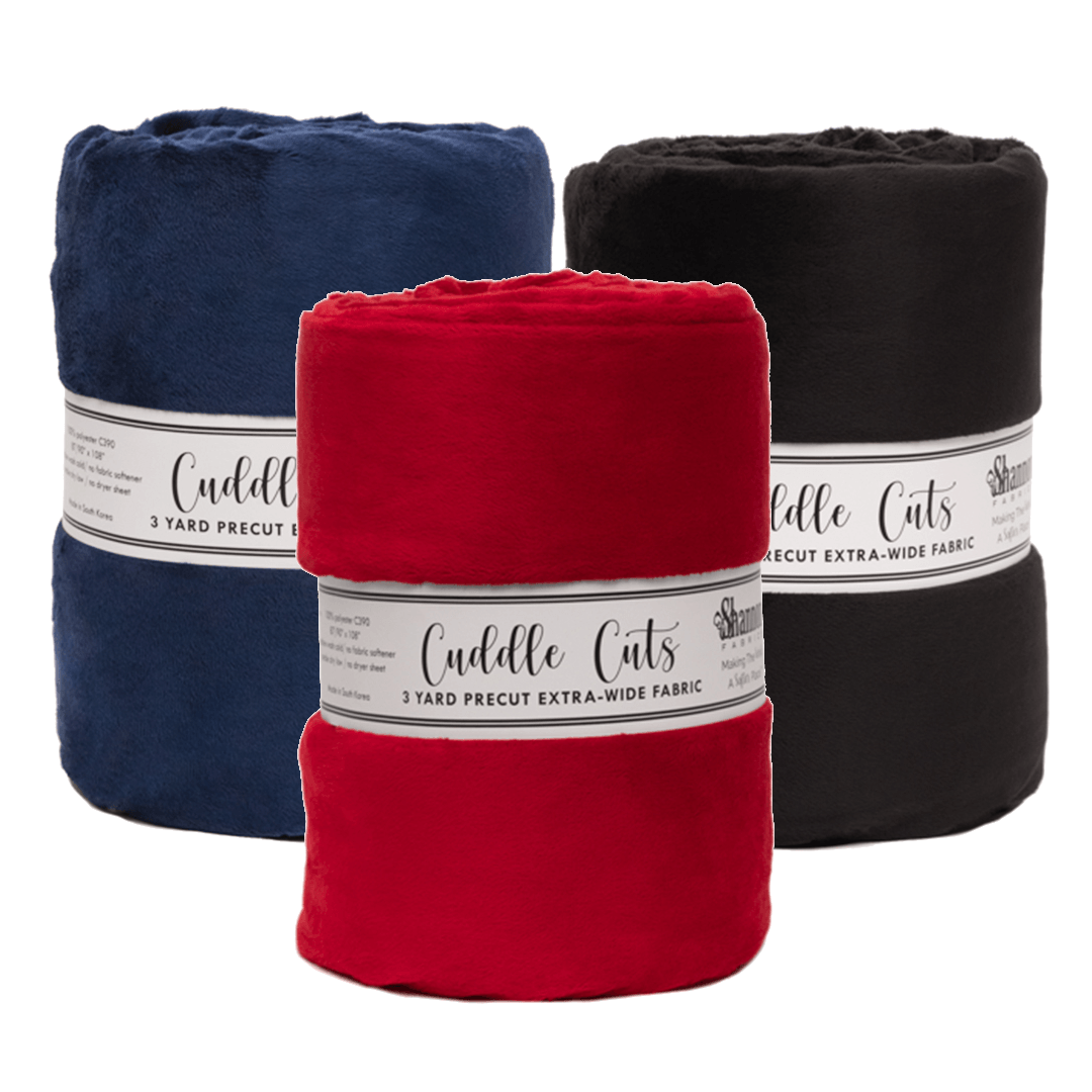Shannon Fabrics 3 Yard Cuddle Extra-Wide Minky Fabric Cuts - On Pins & Needles Quilting Co.