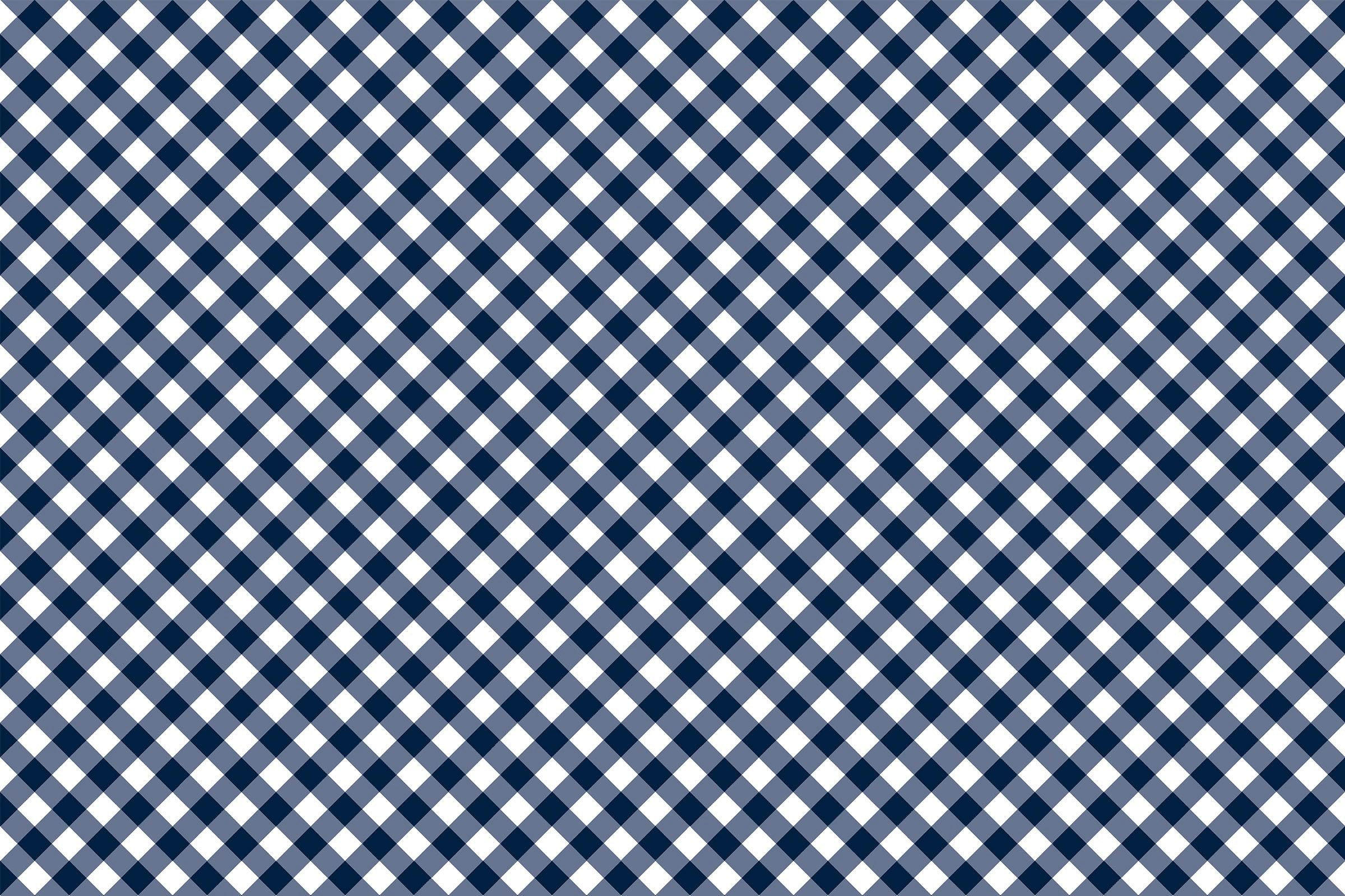 Shannon Fabrics Quilting Cuddle Barely Basics Gingham Navy 1.5mm 44" Wide Minky Fabric