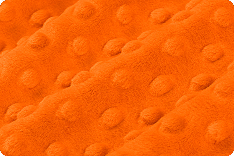 Shannon Fabrics Cuddle Dimple Orange Minky Fabric