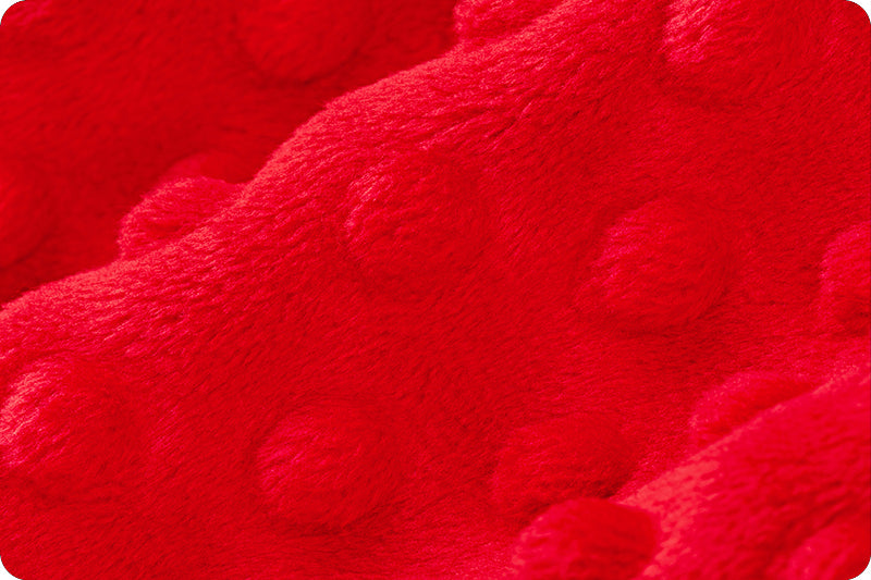Shannon Fabrics Cuddle Dimple Red Minky Fabric
