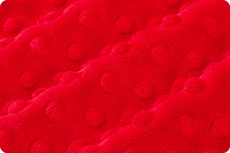 Shannon Fabrics Cuddle Dimple Red Minky Fabric