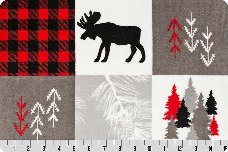 Shannon Fabrics Cuddle 3 Print Minky Fabric REMNANTS