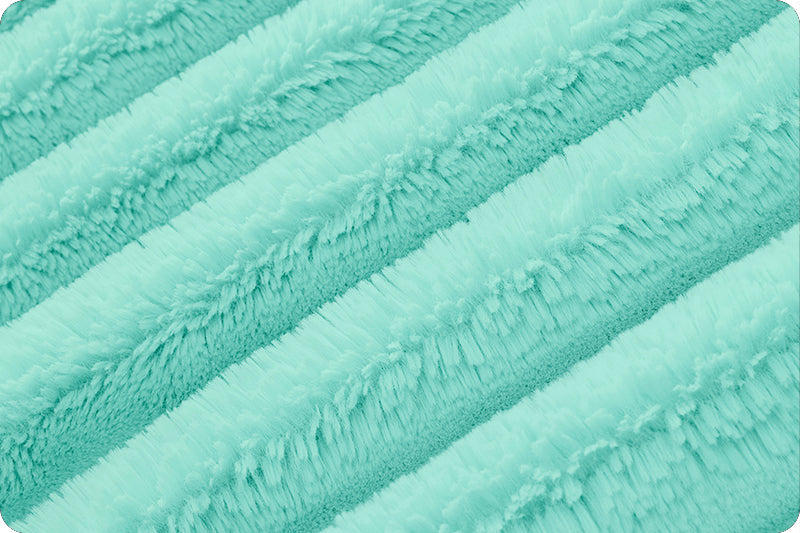 Shannon Fabrics Luxe Cuddle Bunny Aqua Sea Minky Fabric - On Pins & Needles Quilting Co.