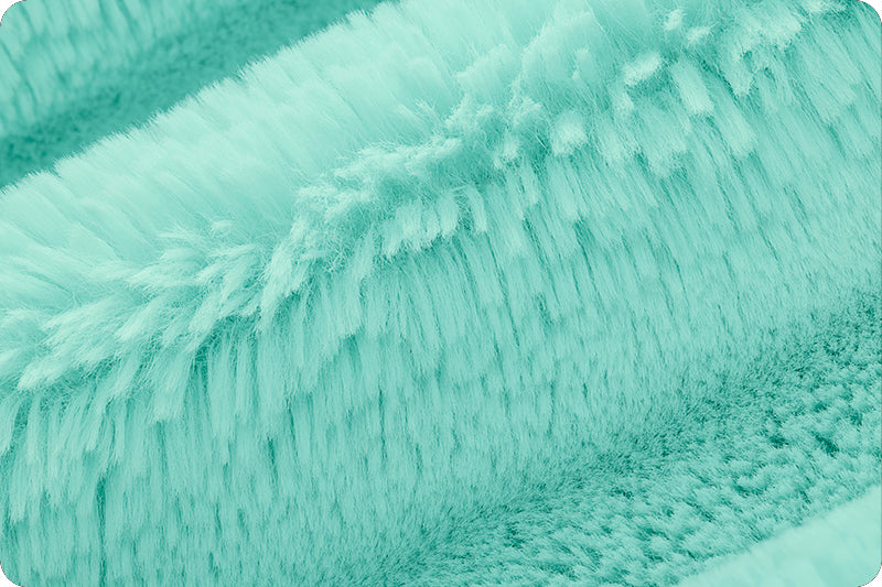Shannon Fabrics Luxe Cuddle Bunny Aqua Sea Minky Fabric - On Pins & Needles Quilting Co.