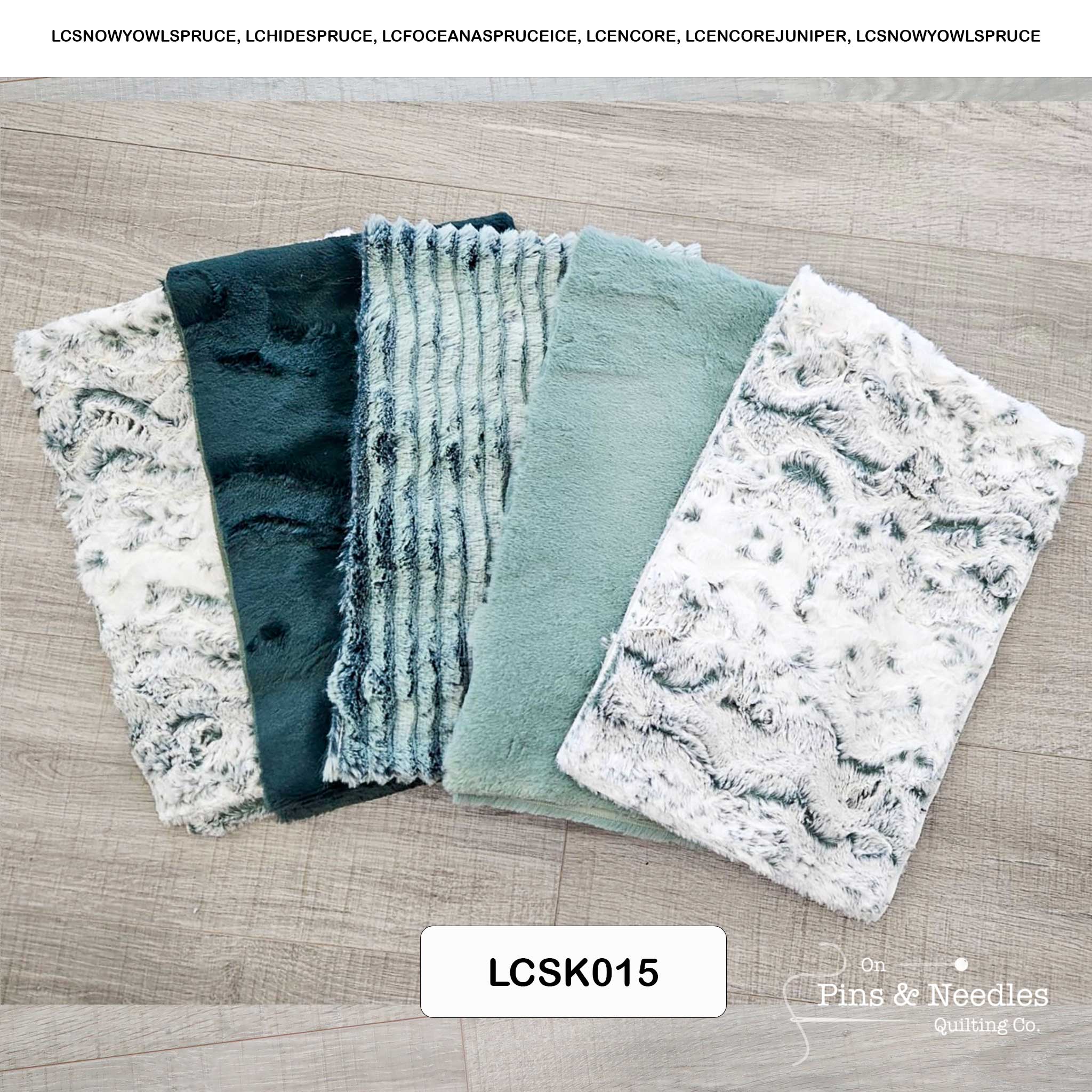 Limited Bundles 5 Pack of 10" x 60" Luxe Cuddle Strips - Shannon Fabrics - On Pins & Needles Quilting Co.