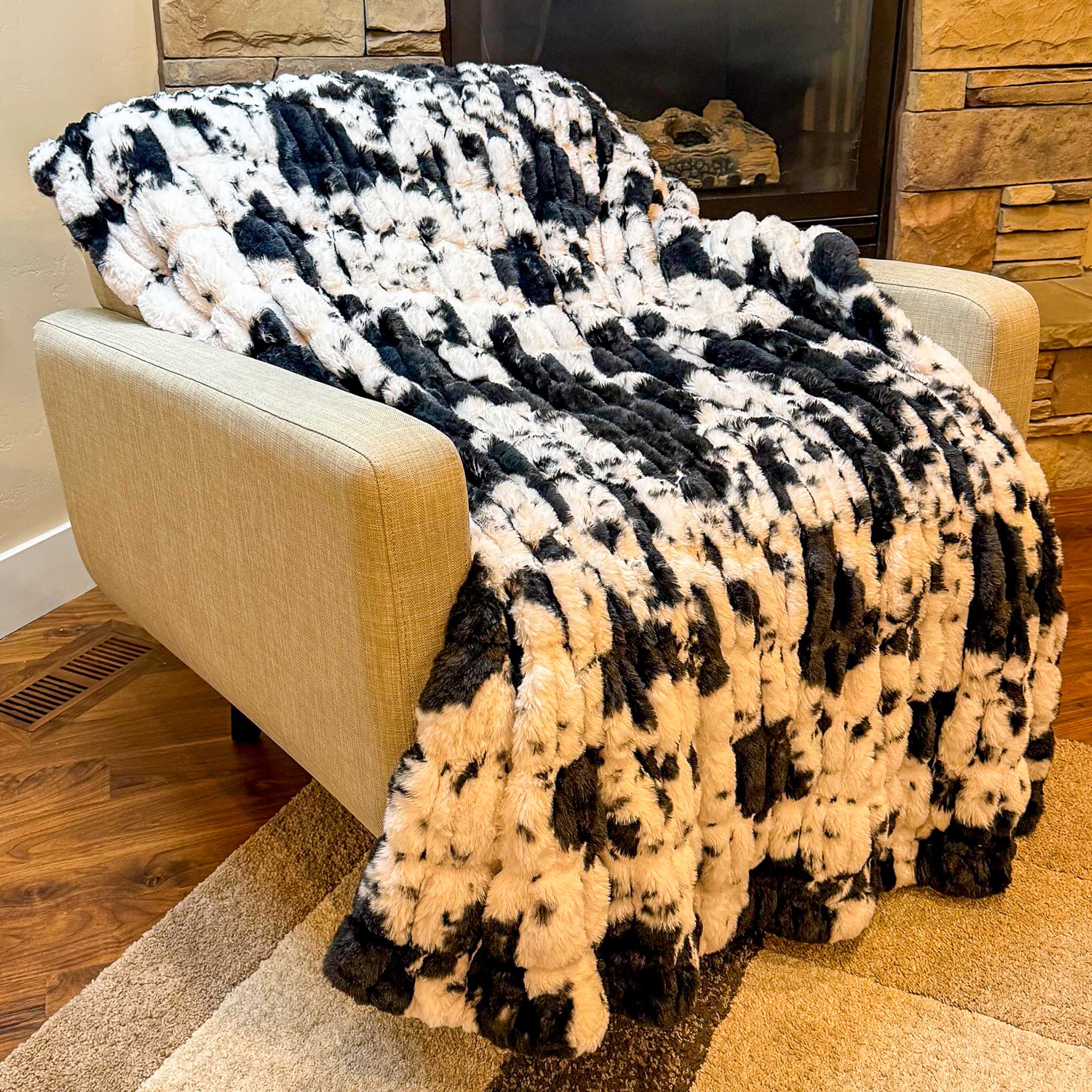 Minky Cuddle Blanket Luxe Milan Pony Bessie Minky Blanket - On Pins & Needles Quilting Co.