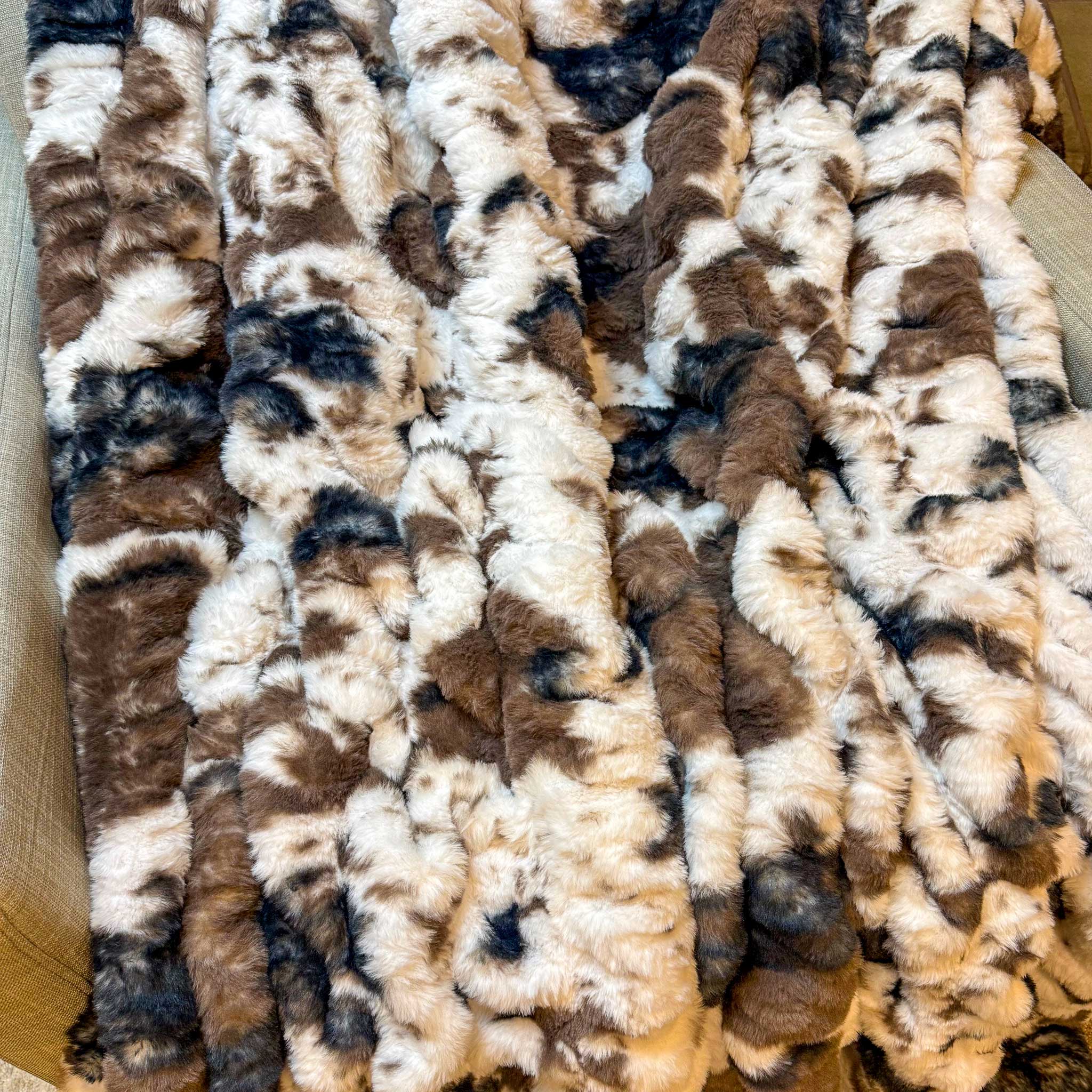 Minky Cuddle Blanket Luxe Milan Pony Mud Pie Minky Blanket - On Pins & Needles Quilting Co.