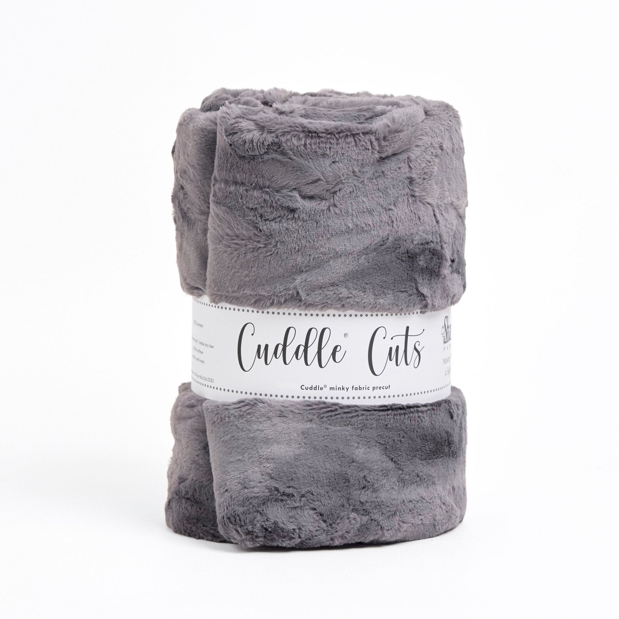 Shannon Fabrics 2.5 Yard Cuddle Cut Mirage 80 Charcoal Minky Fabric (80"x90") - On Pins & Needles Quilting Co.