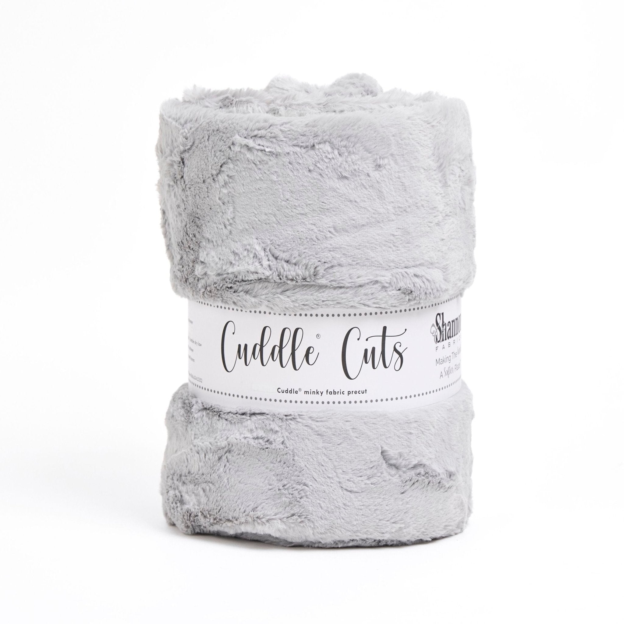 Shannon Fabrics 2.5 Yard Cuddle Cut Mirage 80 Silver Minky Fabric (80"x90") - On Pins & Needles Quilting Co.