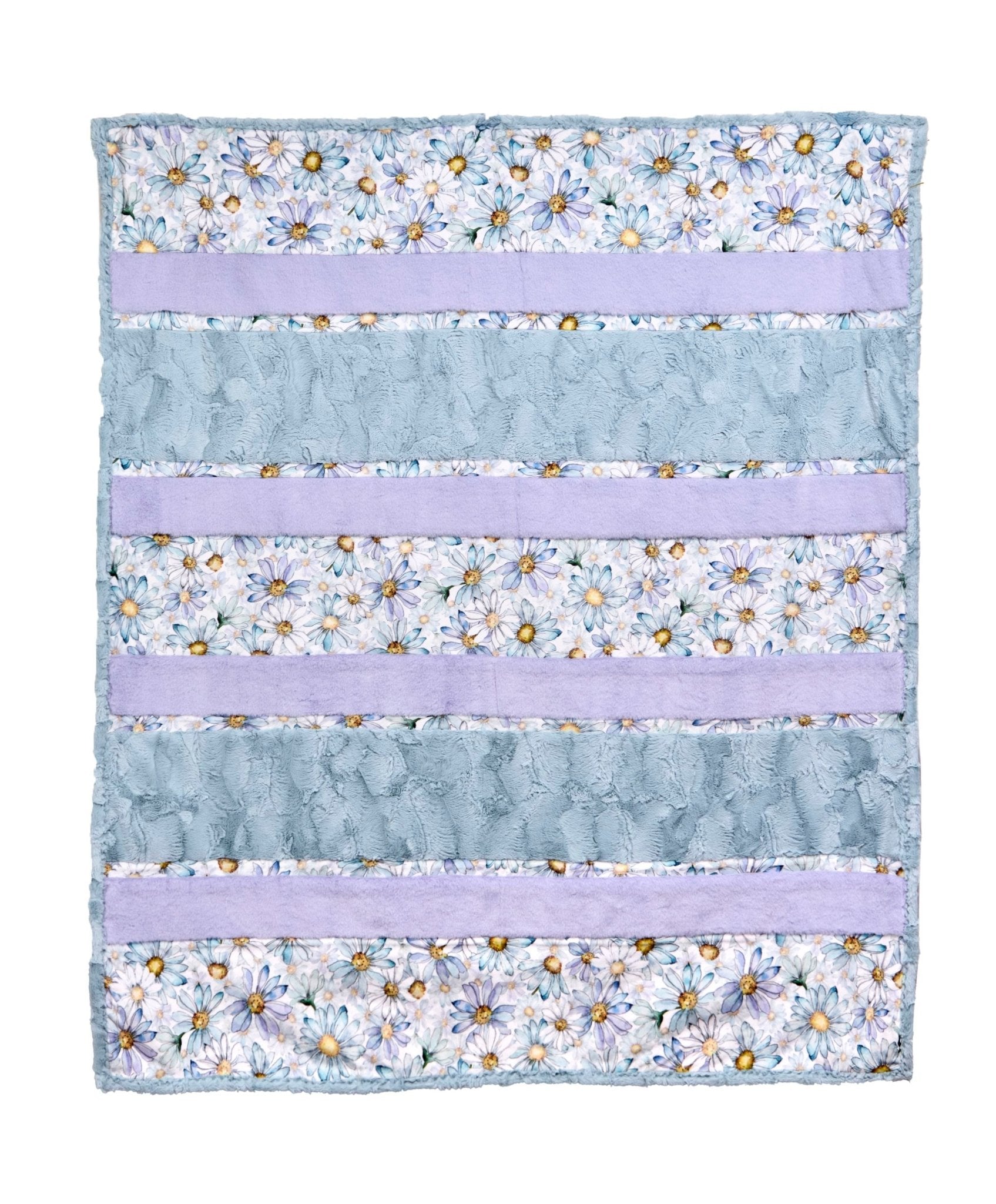Shannon Fabrics Crazy 8 Daisy Delight Cuddle Minky Blanket Kit 58"x68" - On Pins & Needles Quilting Co.