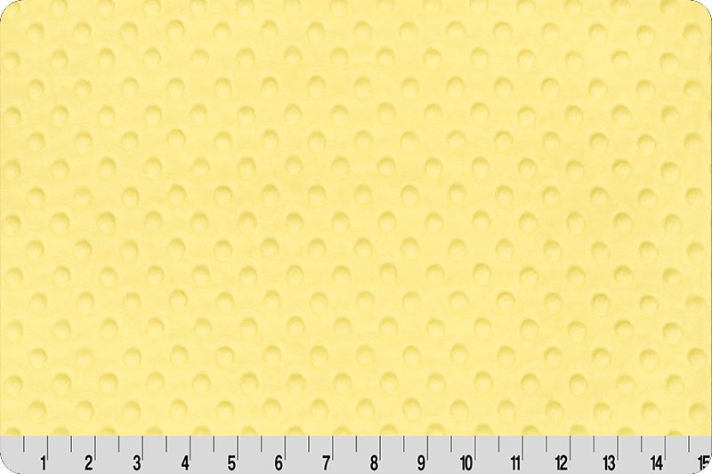 Shannon Fabrics Cuddle Dimple Banana Minky Fabric - On Pins & Needles Quilting Co.