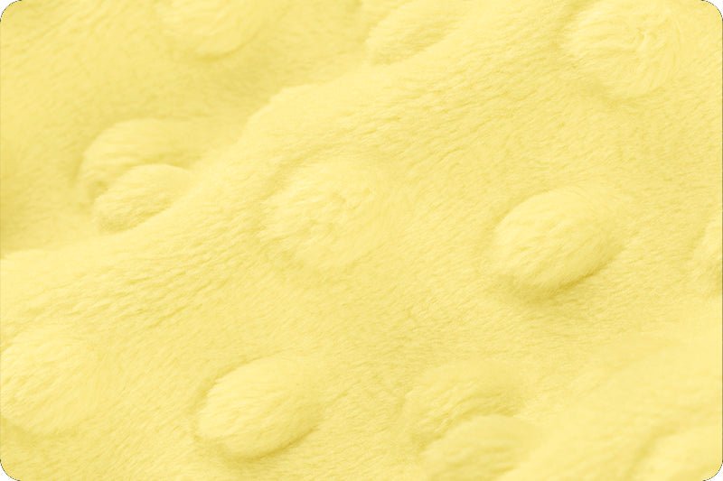 Shannon Fabrics Cuddle Dimple Banana Minky Fabric - On Pins & Needles Quilting Co.