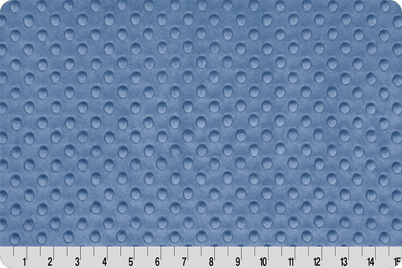 Shannon Fabrics Cuddle Dimple Denim Minky Fabric - On Pins & Needles Quilting Co.