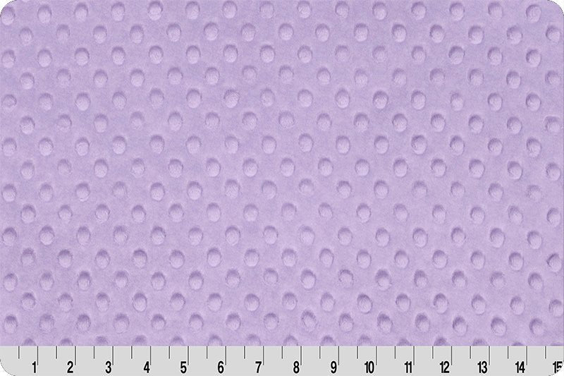 Shannon Fabrics Cuddle Dimple Lavender Minky Fabric - On Pins & Needles Quilting Co.