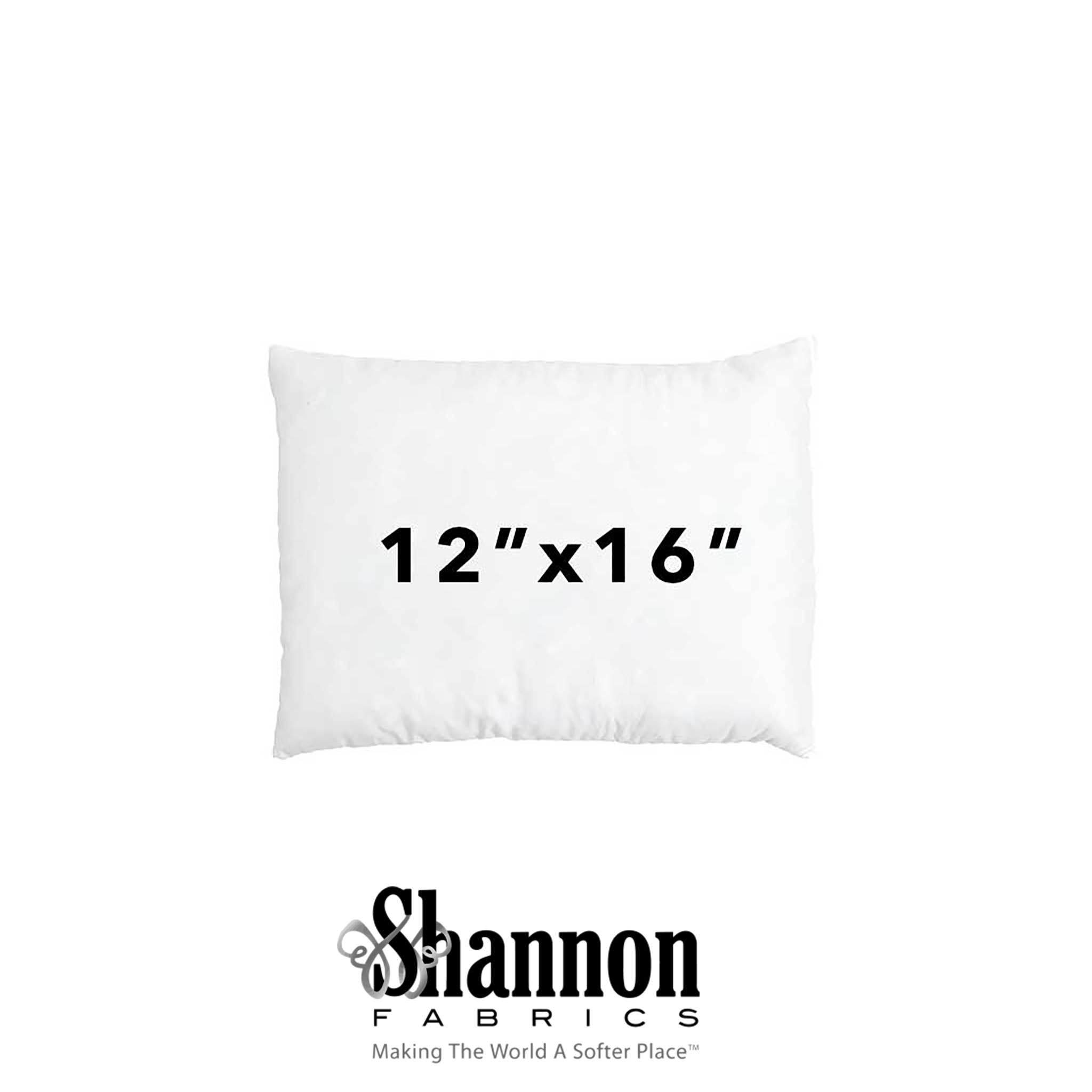 Shannon Fabrics Cuddle Dreamz 12x16" Memory Foam / Gel Fiber Pillow Form - On Pins & Needles Quilting Co.