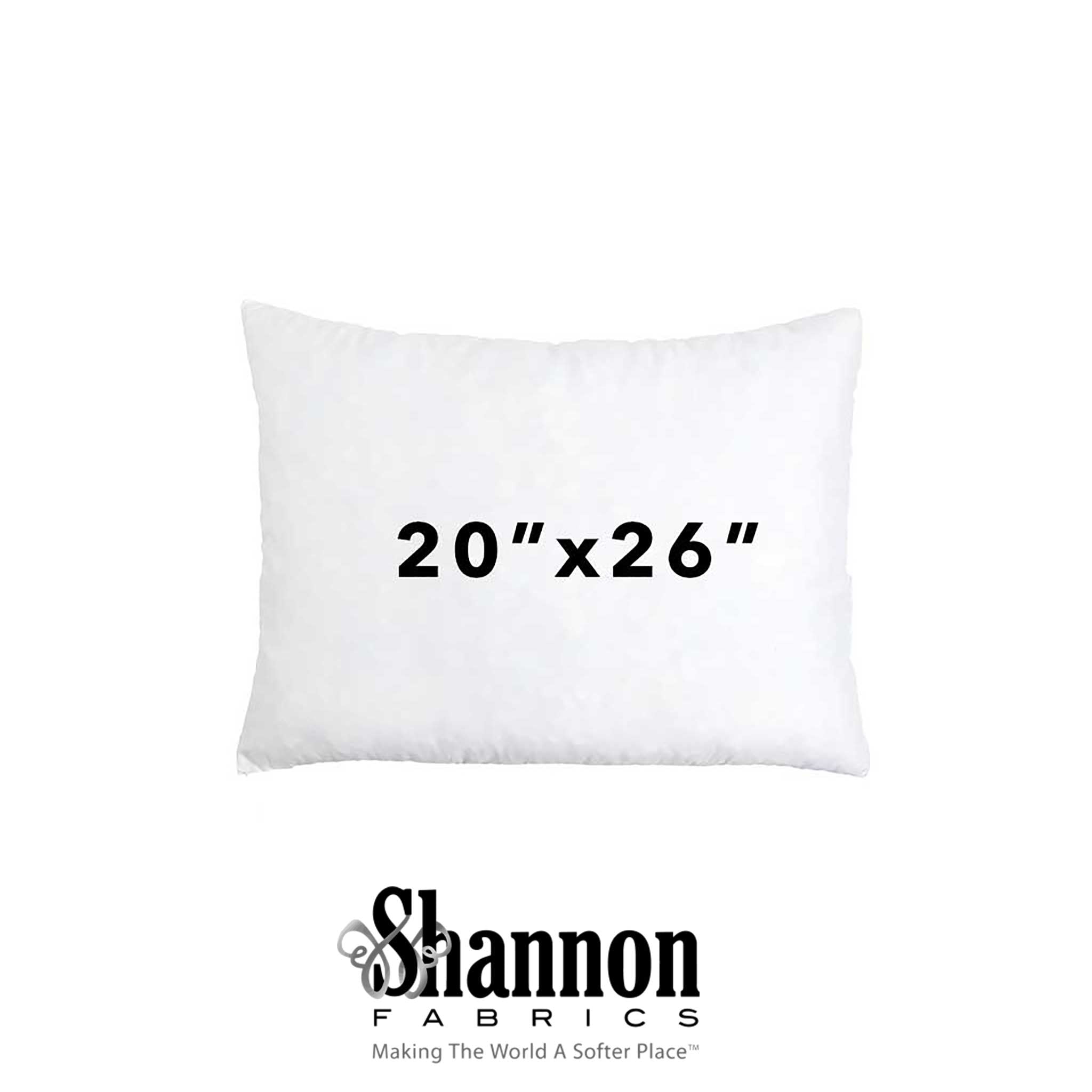 Shannon Fabrics Cuddle Dreamz 20x26" Memory Foam / Gel Fiber Pillow Form - On Pins & Needles Quilting Co.