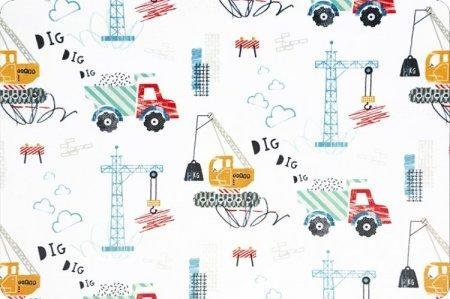 Shannon Fabrics Dig Dig Digital Cuddle Multi Minky Fabric - On Pins & Needles Quilting Co.