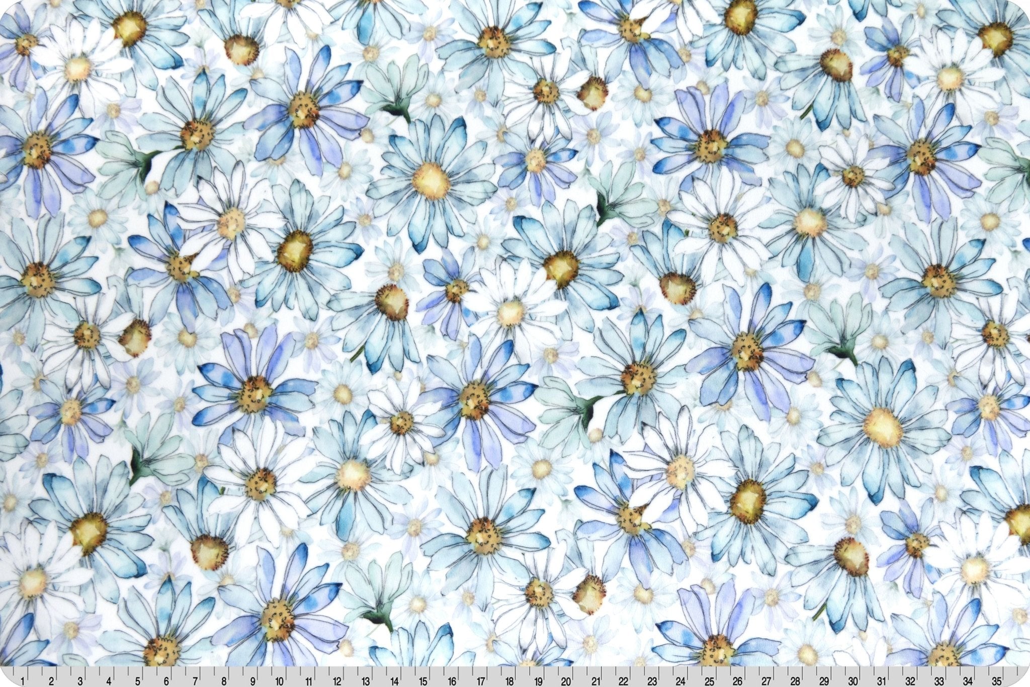 Shannon Fabrics Digital Cuddle Crazy 4 Daisies Multi Minky Fabric - On Pins & Needles Quilting Co.