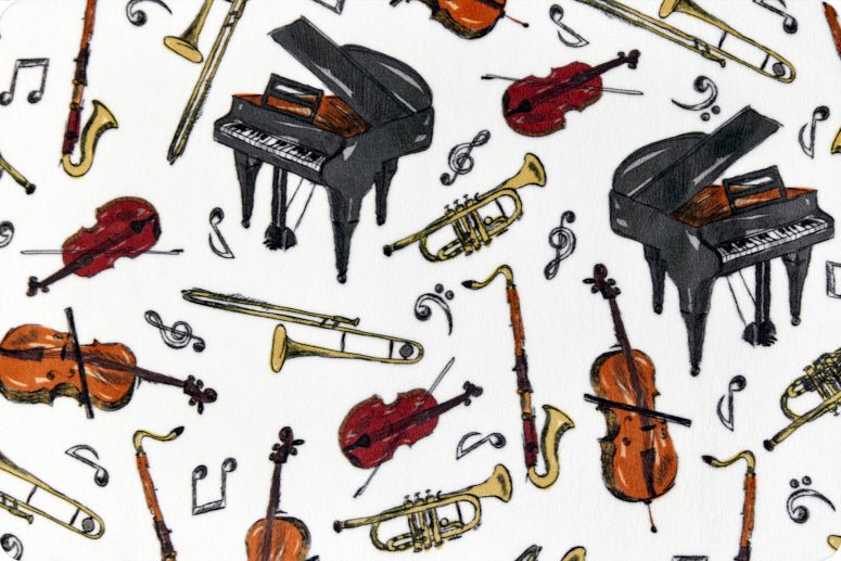 Shannon Fabrics Digital Cuddle Music In The Air Woodland Minky Fabric - On Pins & Needles Quilting Co.