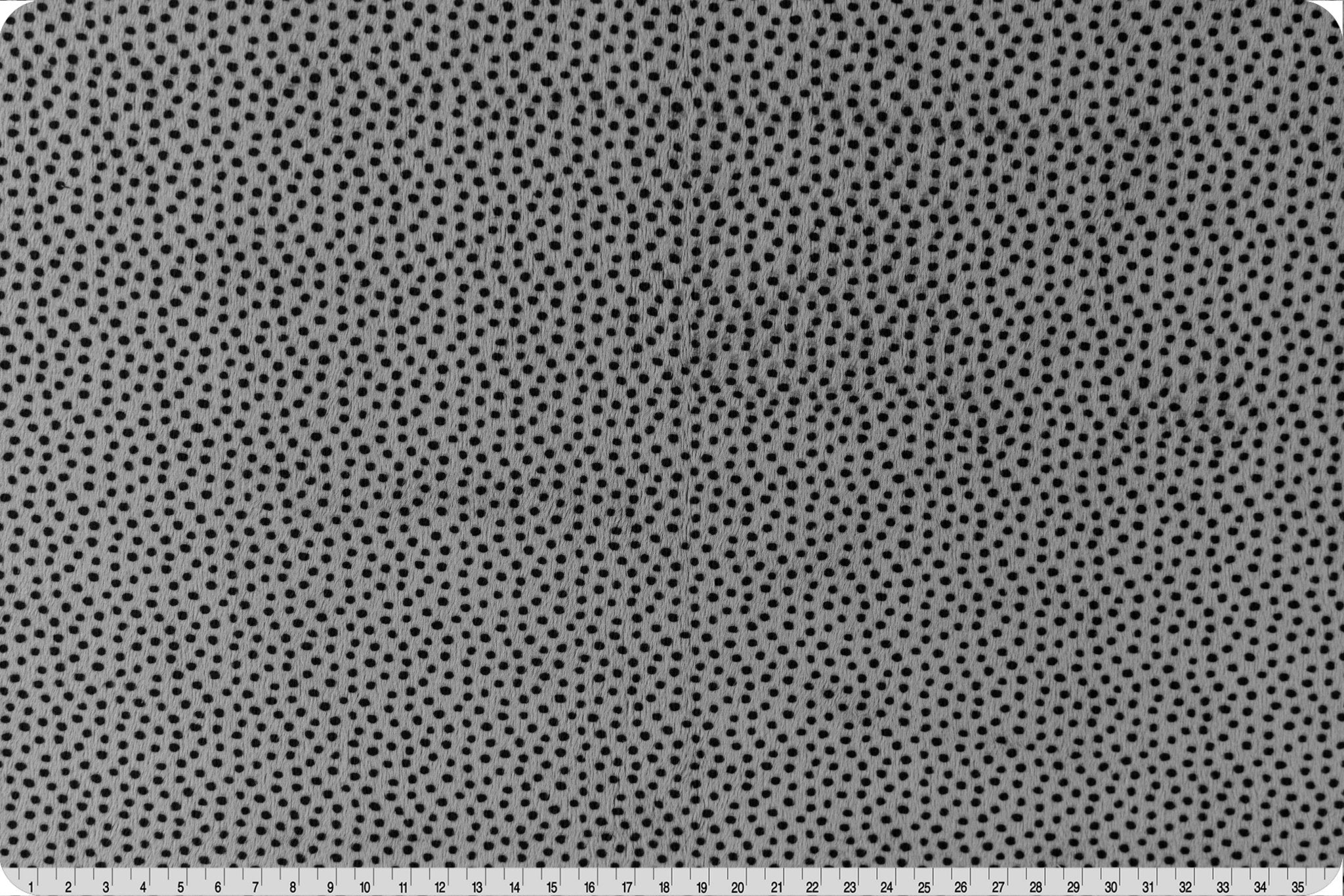 Shannon Fabrics Extra Wide 90" Dottie Cuddle Charcoal Minky Fabric - On Pins & Needles Quilting Co.