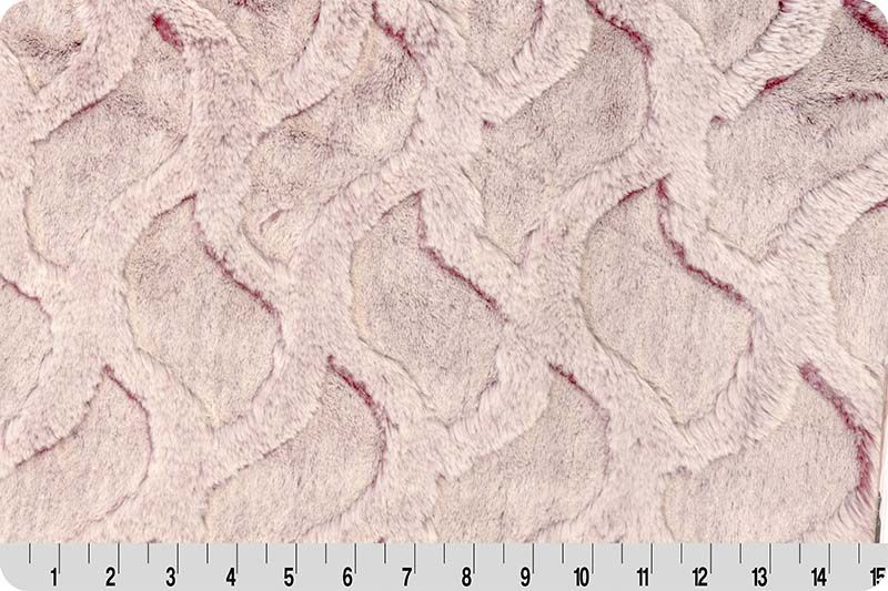 Shannon Fabrics Luxe Cuddle Bunny Bailey Vintage Rose Minky Fabric - On Pins & Needles Quilting Co.