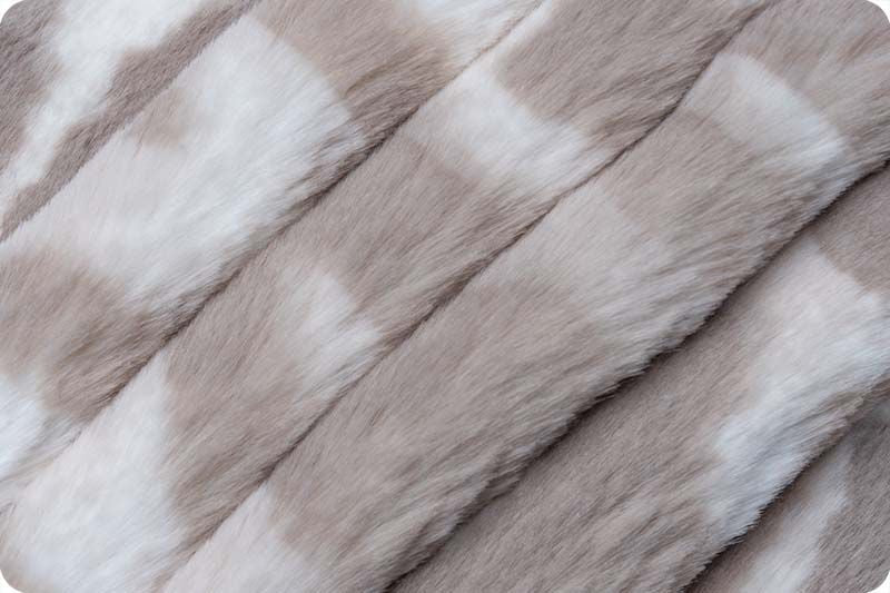 Shannon Fabrics Luxe Cuddle Bunny Jungle Cat Coconut Cream Minky Fabric - On Pins & Needles Quilting Co.