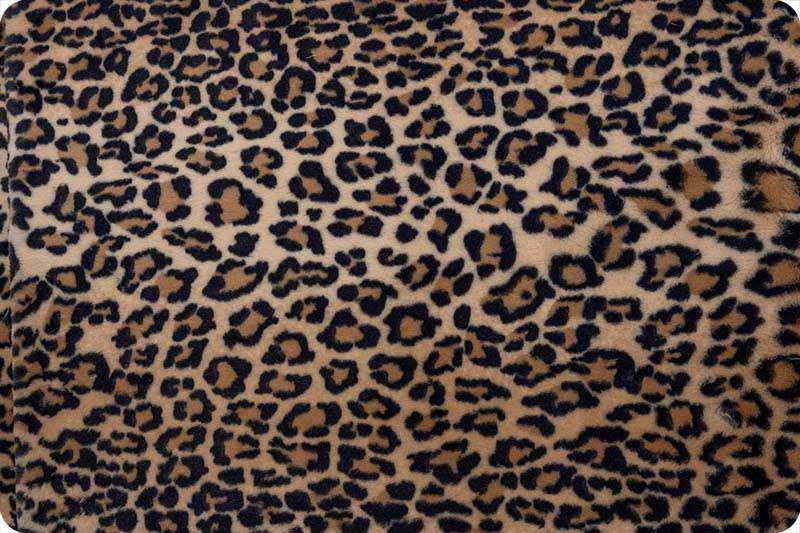 Shannon Fabrics Luxe Cuddle Bunny Leo Black Minky Fabric - On Pins & Needles Quilting Co.