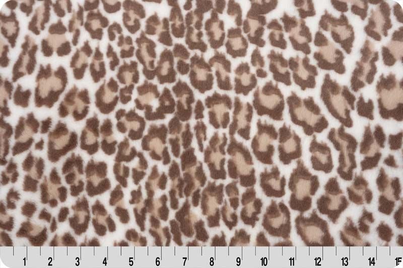 Shannon Fabrics Luxe Cuddle Bunny Leo Cocoa Minky Fabric - On Pins & Needles Quilting Co.