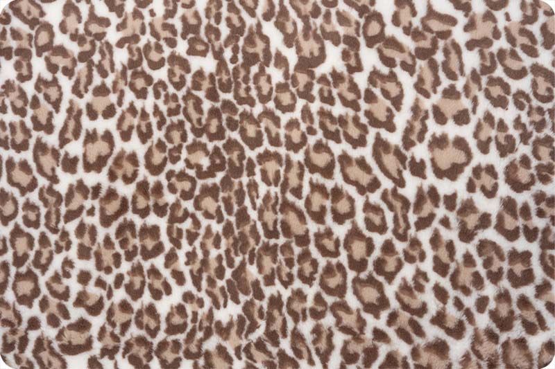 Shannon Fabrics Luxe Cuddle Bunny Leo Cocoa Minky Fabric - On Pins & Needles Quilting Co.