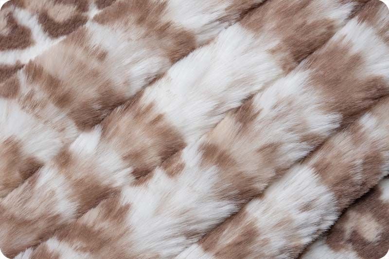 Shannon Fabrics Luxe Cuddle Bunny Leo Cocoa Minky Fabric - On Pins & Needles Quilting Co.