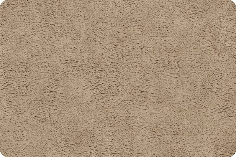 Shannon Fabrics Luxe Cuddle Bunny Simply Taupe Minky Fabric - On Pins & Needles Quilting Co.