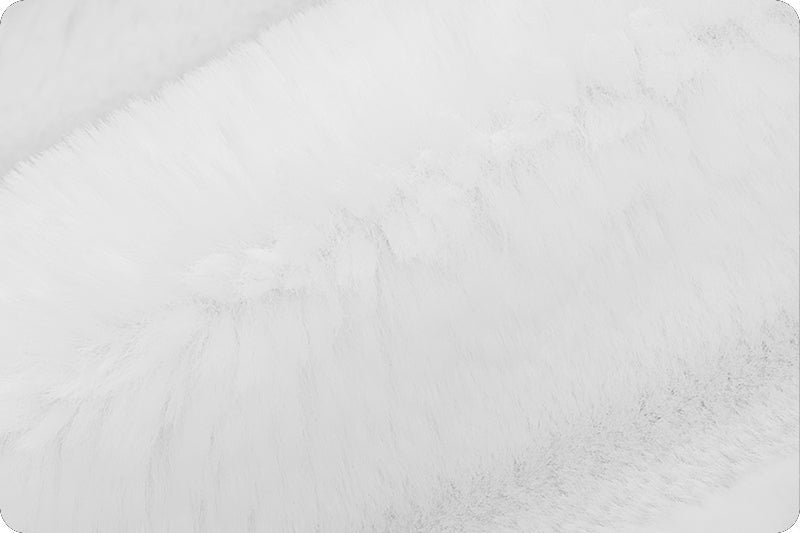 Shannon Fabrics Luxe Cuddle Bunny Snow Minky Fabric - On Pins & Needles Quilting Co.