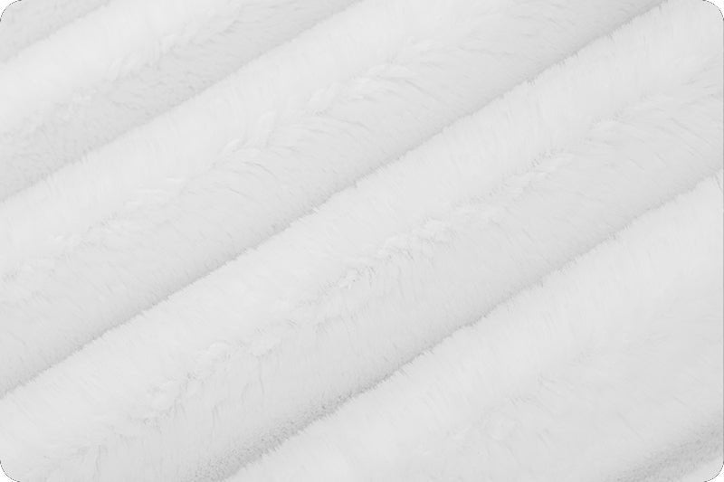 Shannon Fabrics Luxe Cuddle Bunny Snow Minky Fabric - On Pins & Needles Quilting Co.