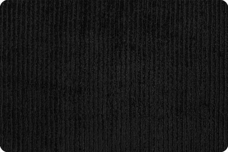 Shannon Fabrics Luxe Cuddle Chenille Black Minky Fabric - On Pins & Needles Quilting Co.